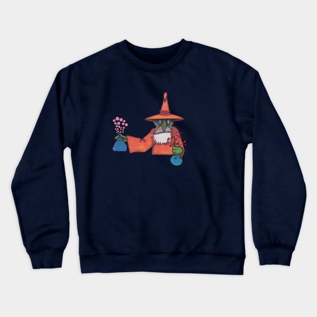 Wizard Crewneck Sweatshirt by Toonacarbra Studio